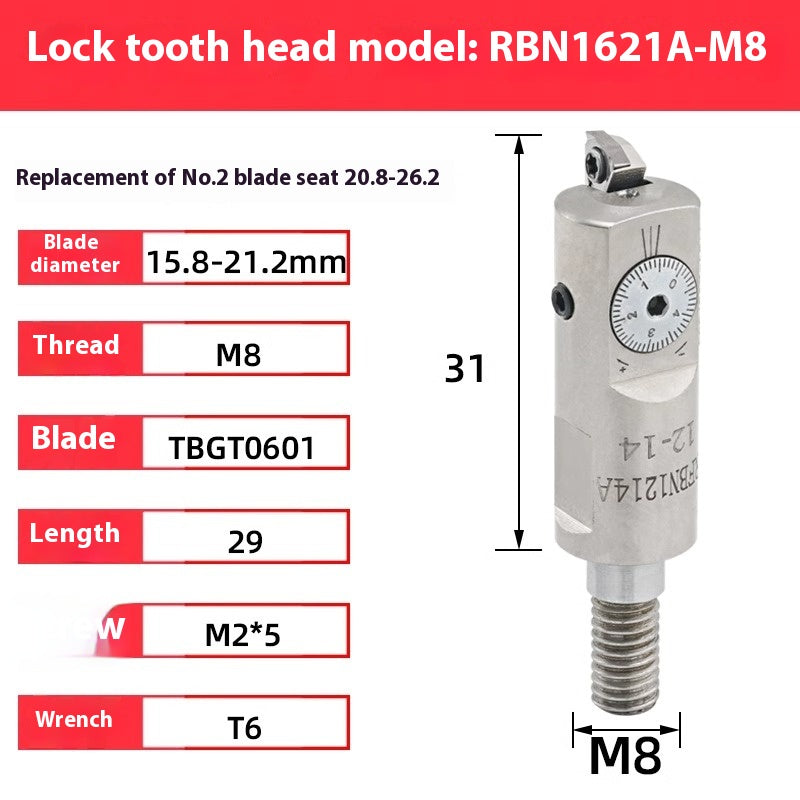 2072-Lock-tooth fine boring head EWN RFBN small hole SDJ fine boring cutter adjustable tungsten carbide alloy seismic boring bar 10-60 Shandong Denso Pricision Tools Co.,Ltd.